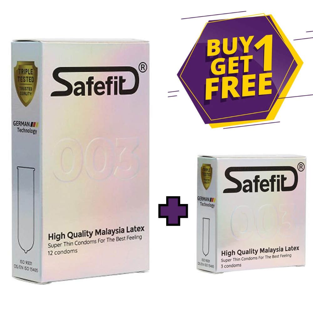 Bao Cao Su BCS SafeFit 0.03 siêu mong 0.029 x 50.5 mm siêu mỏng ôm sát chân thật