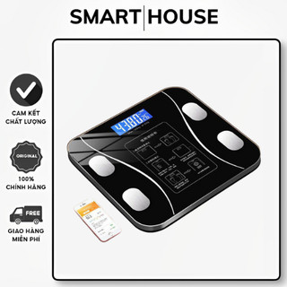 [UY TÍN] Cân Điện Tử Sức Khỏe, Cân Điện Tử Mini  Kết Nối Bluetooth Đo Chỉ Số - Bảo hành 12
