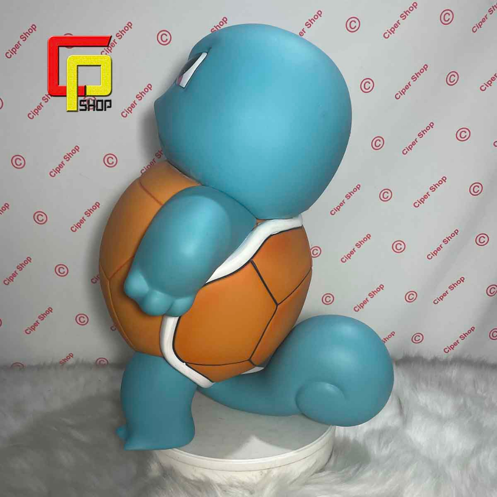 Mô hình Squirtle 1:1 - Mô hình Rùa nước Pokemon 40cm - Figure Pokemon 1:1