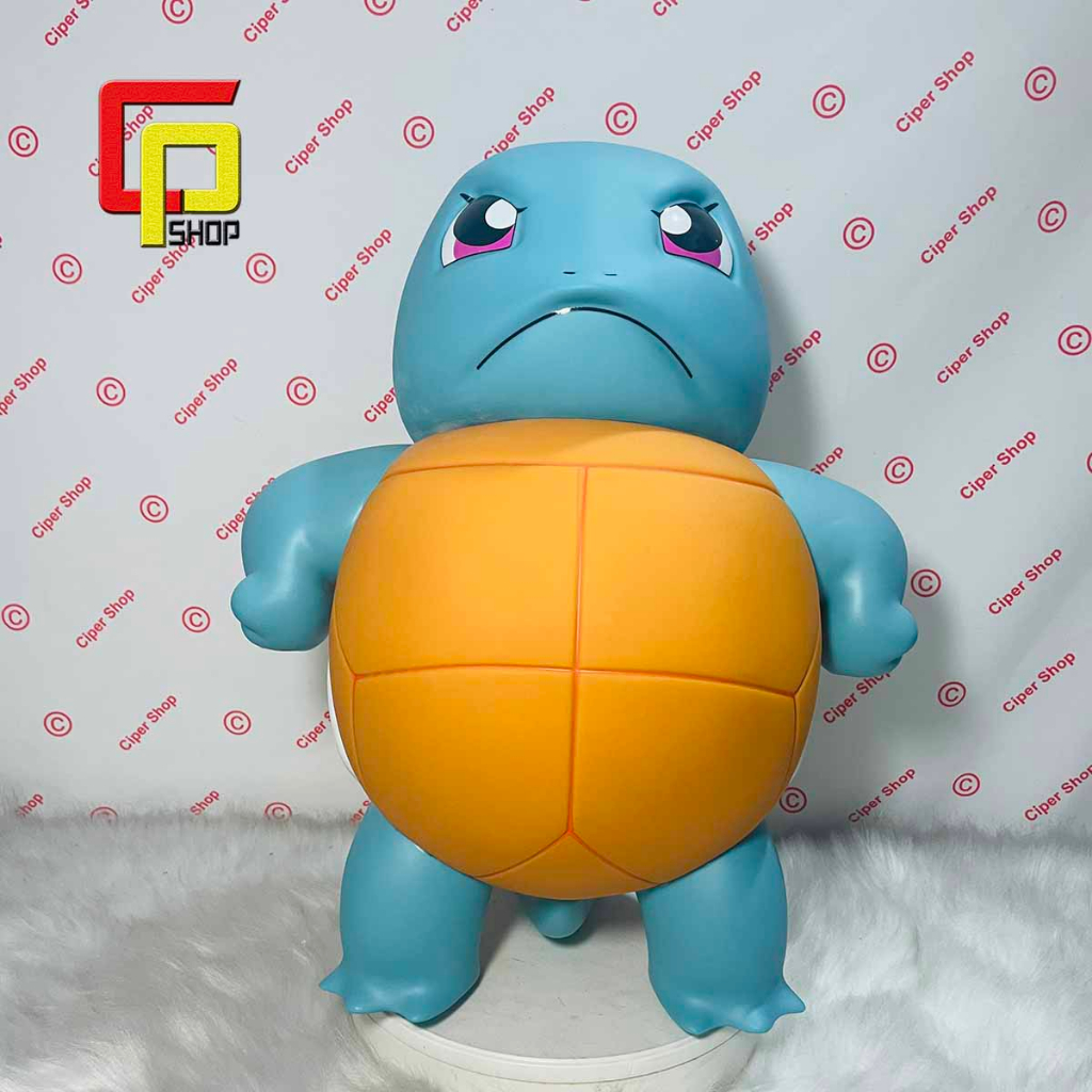 Mô hình Squirtle 1:1 - Mô hình Rùa nước Pokemon 40cm - Figure Pokemon 1:1