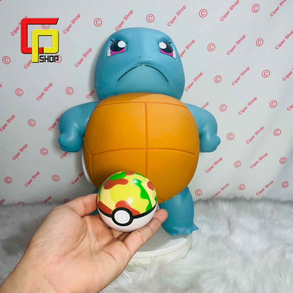 Mô hình Squirtle 1:1 - Mô hình Rùa nước Pokemon 40cm - Figure Pokemon 1:1