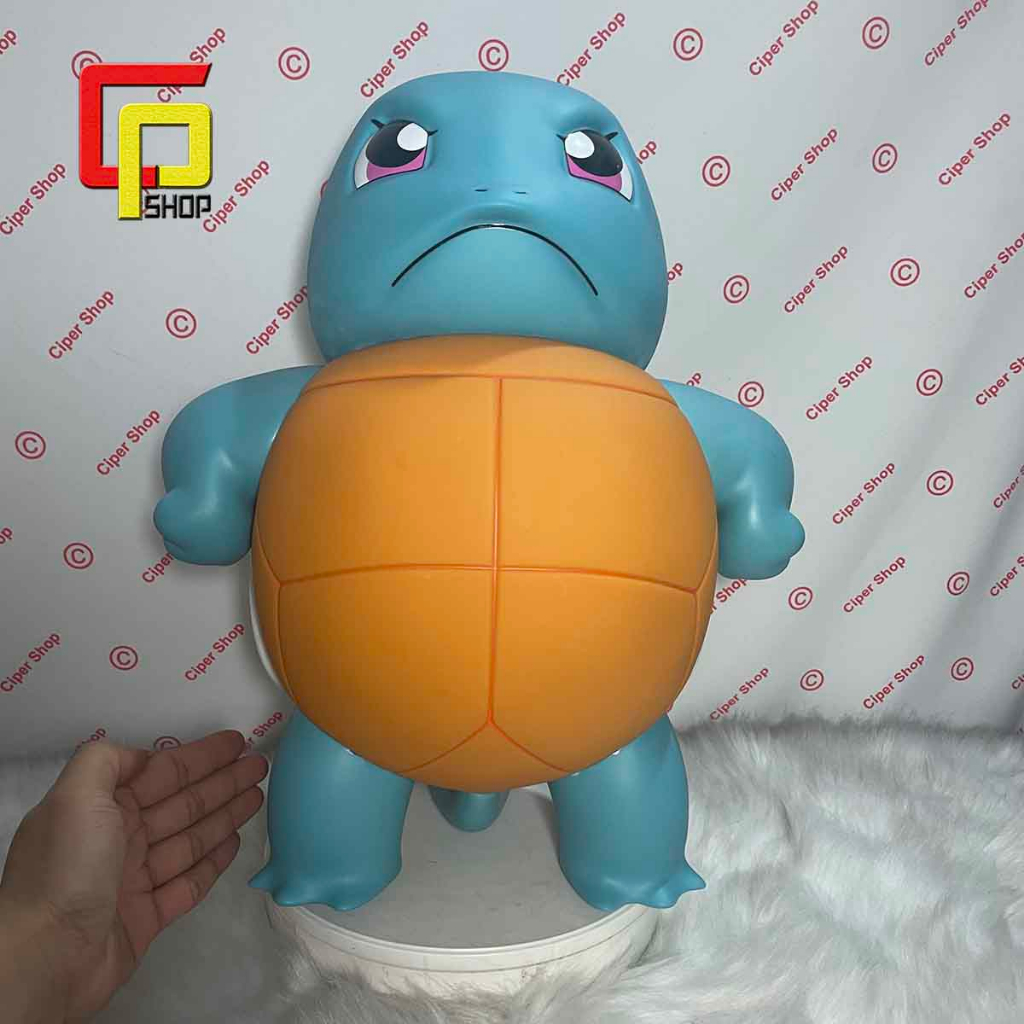 Mô hình Squirtle 1:1 - Mô hình Rùa nước Pokemon 40cm - Figure Pokemon 1:1