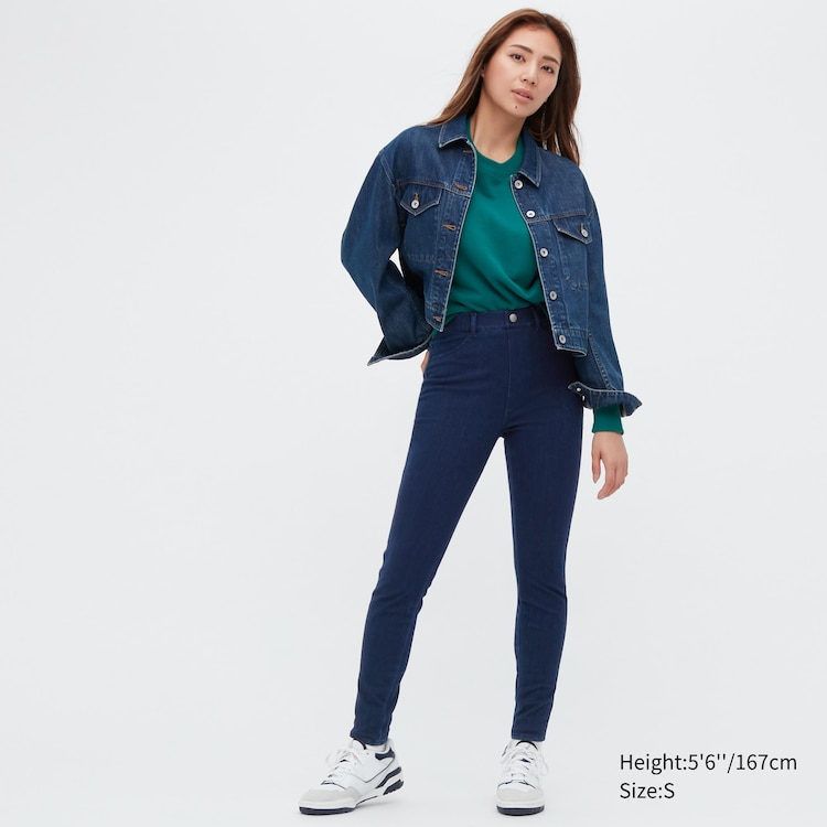 Quần UNQL dáng legging, 2 túi sau giả