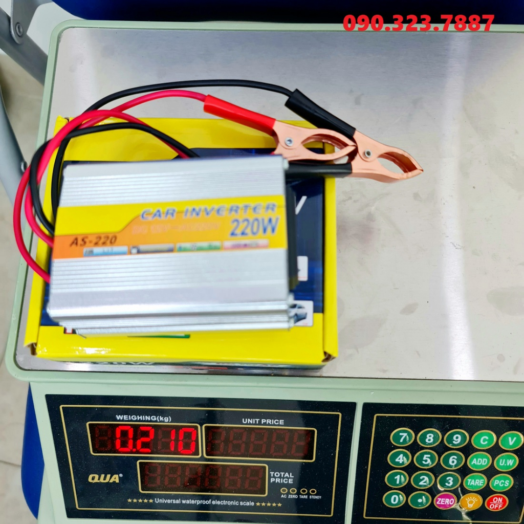 Bộ kích điện 12V DC sang 220V AC 220W, 500w, 1000w chuẩn  Sóng Sin Inverter.