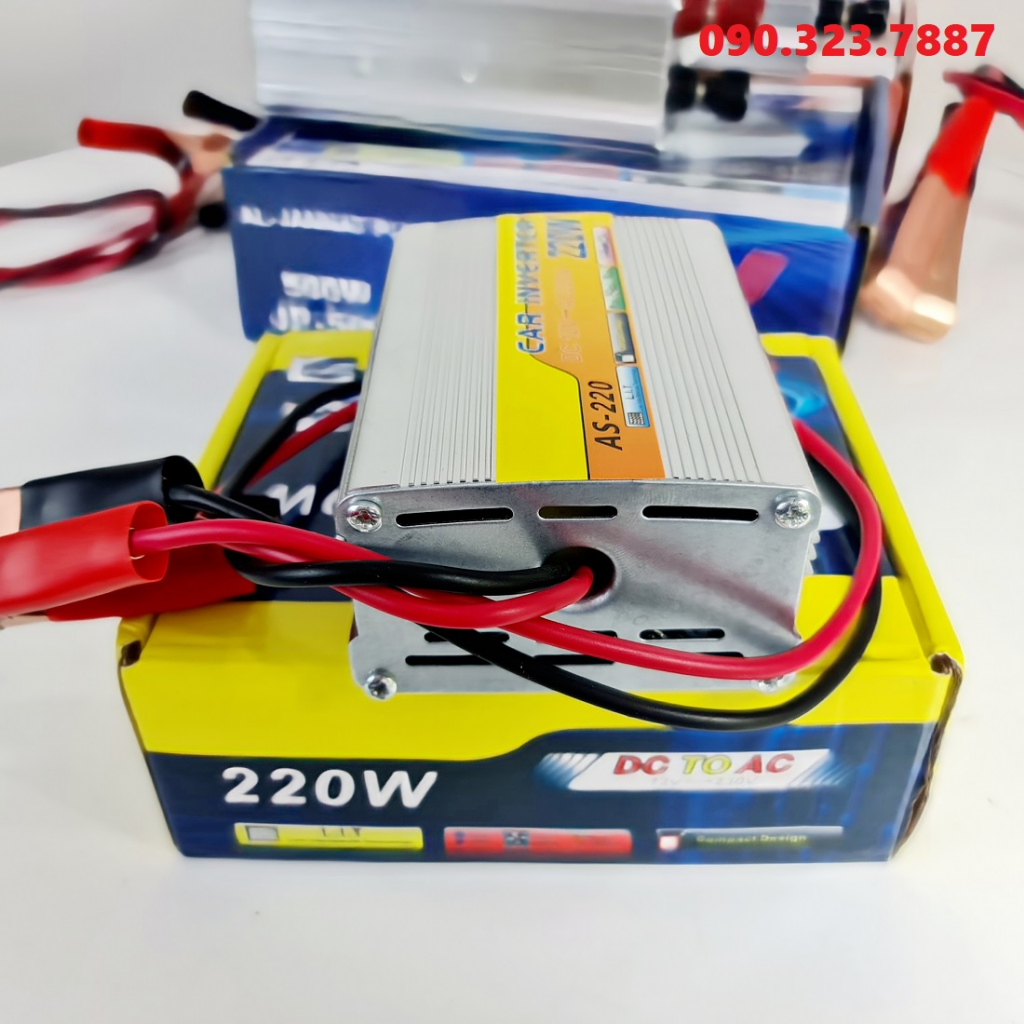 Bộ kích điện 12V DC sang 220V AC 220W, 500w, 1000w chuẩn  Sóng Sin Inverter.