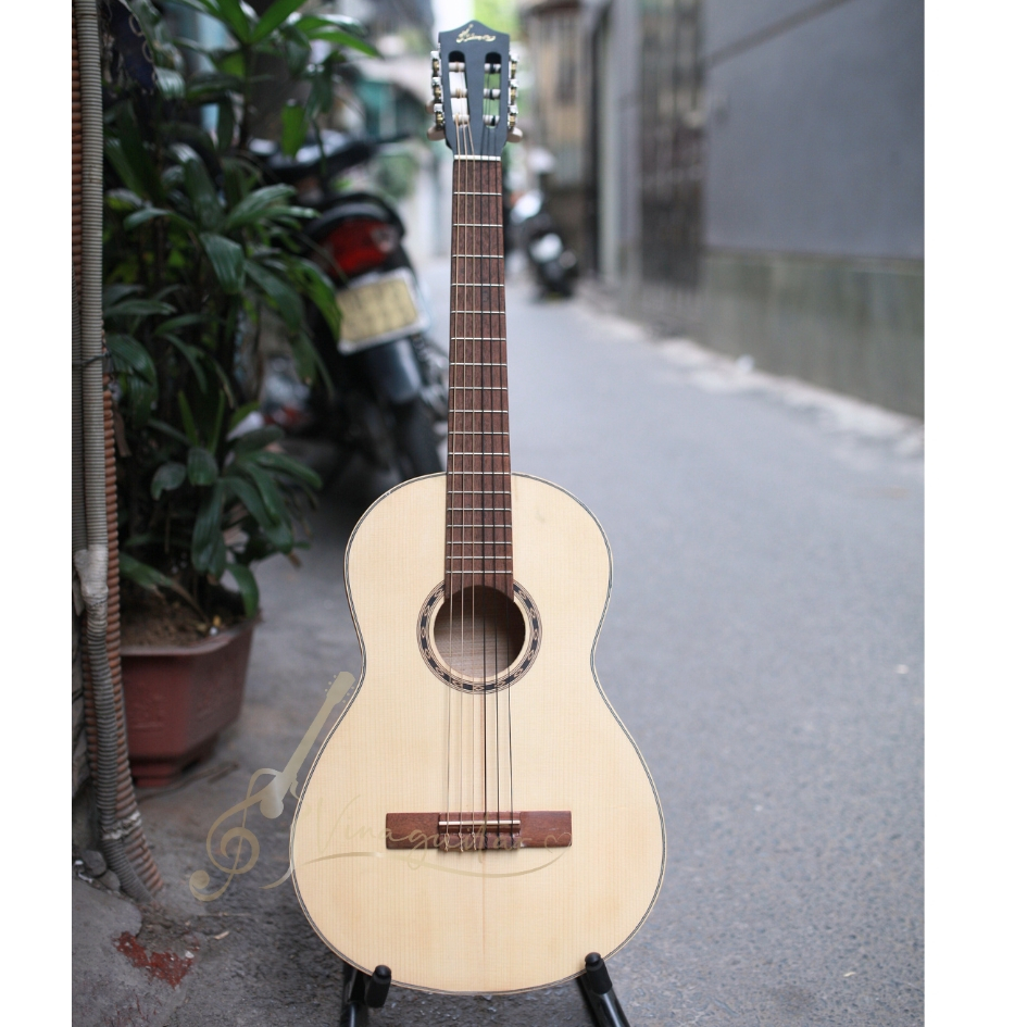 Đàn Guitar 3/4 Classic Gỗ Thịt Có Ty Vinaguitar VG-CEM34 - Guitar Trẻ Em 38inch