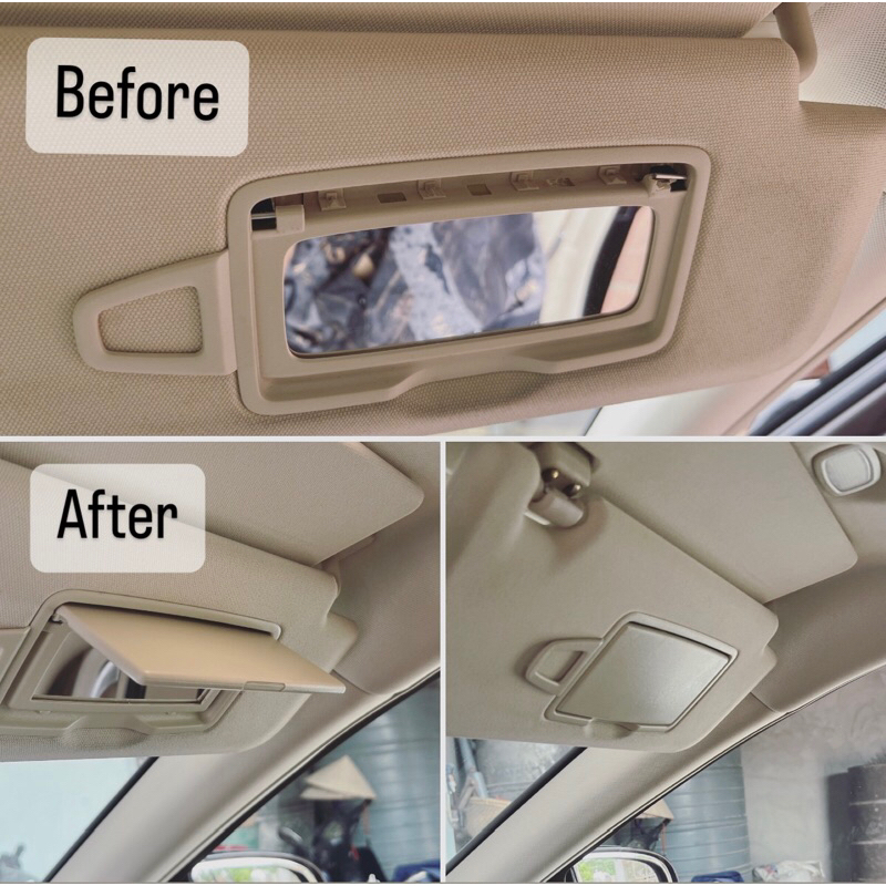 GƯƠNG TRANG ĐIỂM/ TẤM KÍNH CHE NẮNG PHÍA TRƯỚC CHO MERCEDES BENZ C GLC CLASS W205 W253 2015-2021