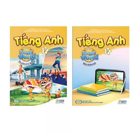 Sách - Combo Tiếng Anh 7 I-Learn Smart World - Student's Book And Workbook