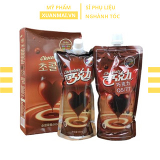 Nhuộm phủ bạc thời trang Chocolate Q577 nâu socola 500ml*2