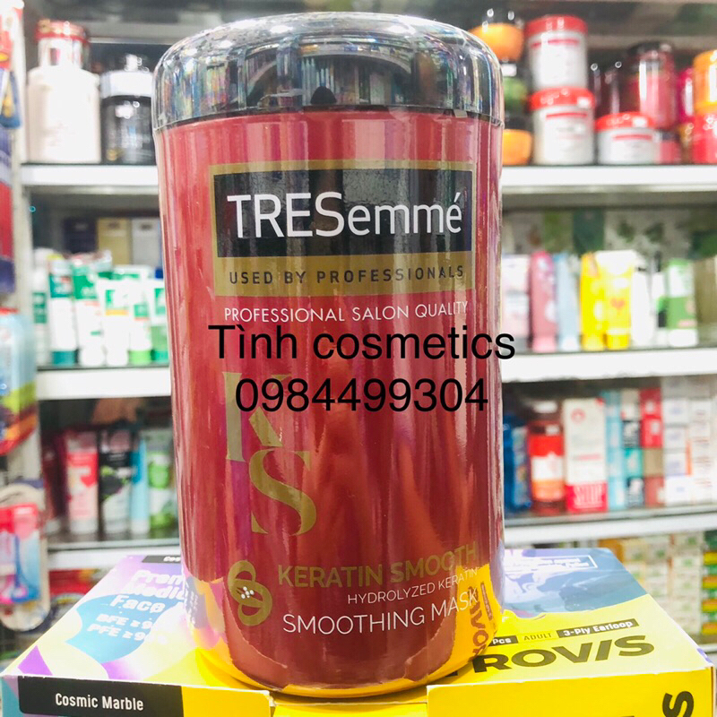 Kem ủ tóc Tresemme 900g, hấp dưỡng tóc mềm mượt, phục hồi khô xơ,giảm hư tổn,keratin smooth suôn mượt, bóng tóc 900g
