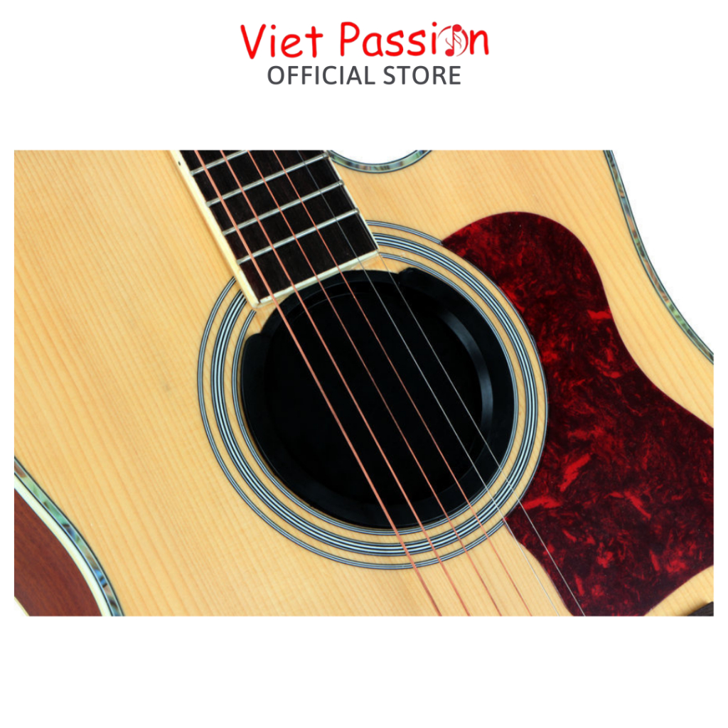 Miếng chống hú đàn guitar khi chơi dùng EQ chất liệu silicon đen vietpassion