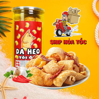 Da heo cháy tỏi, da heo chiên giòn tỏi ớt đồ ăn vặt YOYO