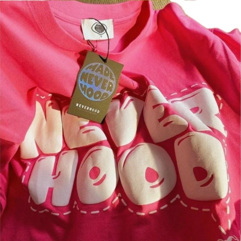 Áo thun in nổi NEVER HOOD
