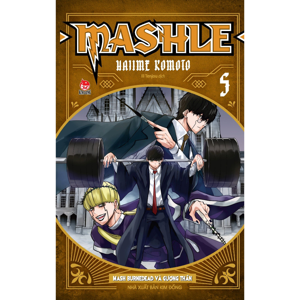Sách - (Tặng kèm Postcard) Mashle Tập 5: Mash Burnedead Và Gương Thần - Hajime Komoto - Ili Tenjou dịch – Nxb Kim Đồng