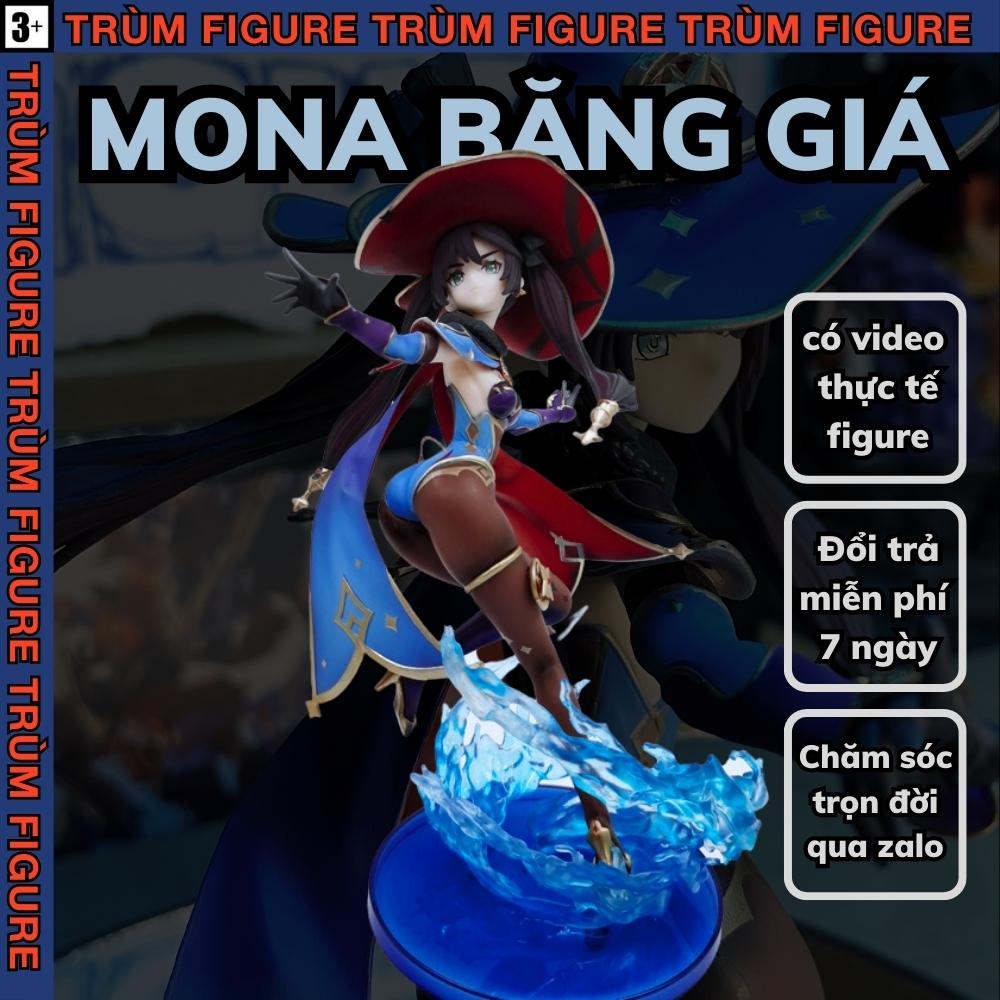 Mô Hình, Figure Genshin Impact Phù Thủy Mona Anime, Game - Full Box Trùm Figure