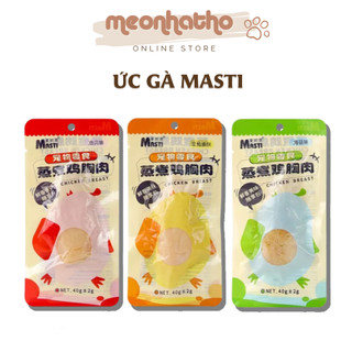 Ức gà ăn liền masti 3 vị.