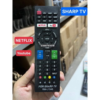 Remote/ điều khiển sharp tv rm l1346 - dùng cho các dòng tv lcd/led