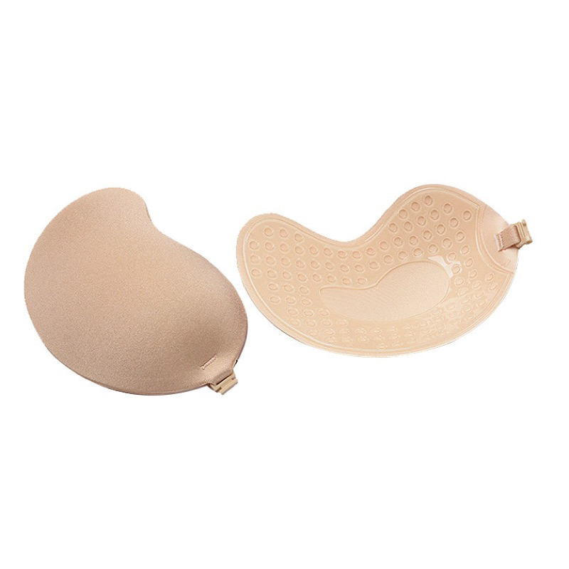 Miếng Dán Ngực Cài Trước Hình Quả Xoài Siêu dính nâng đẩy nhẹ - Áo Dán Silicon Cài Trước Loại Mỏng