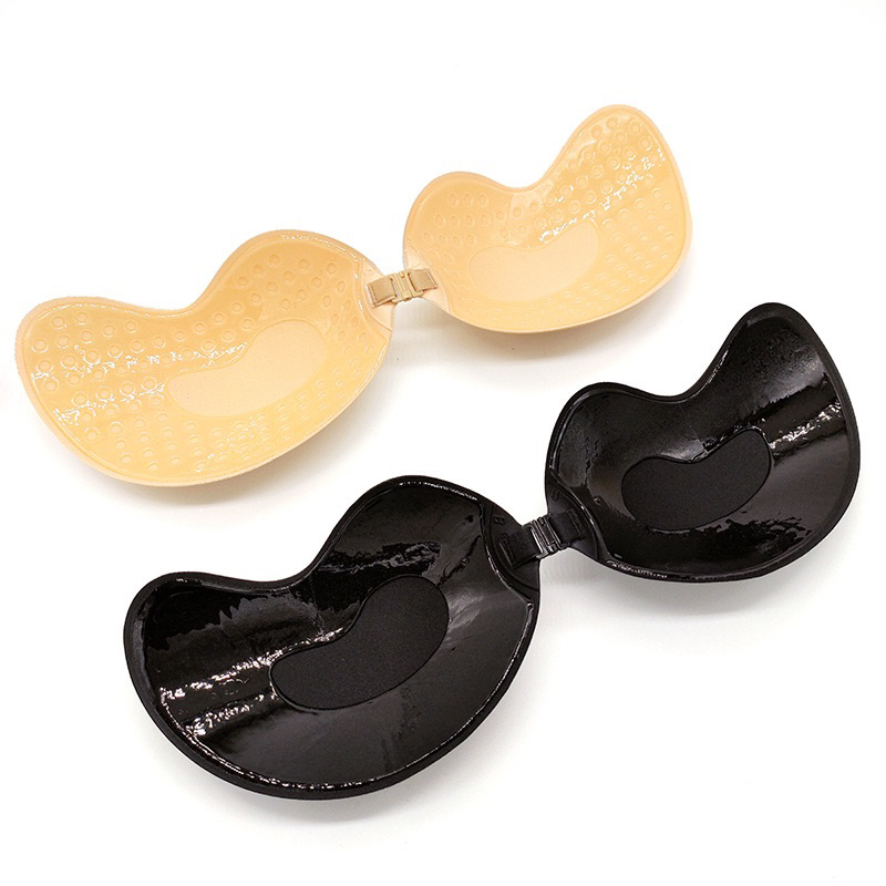 Miếng Dán Ngực Cài Trước Hình Quả Xoài Siêu dính nâng đẩy nhẹ - Áo Dán Silicon Cài Trước Loại Mỏng