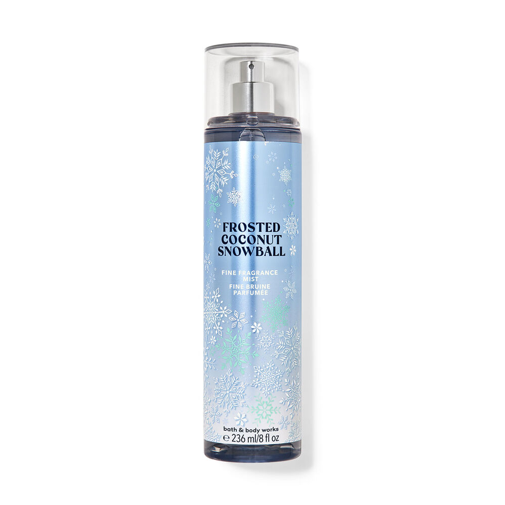Xịt thơm body mist Frosted Coconut Snow Bath And Body Works 236ml