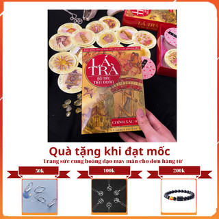 Bài lá trà - bộ bài trà tea leaf fortune - bản việt hoá - tặng kèm set ngọc 7 viên chakra