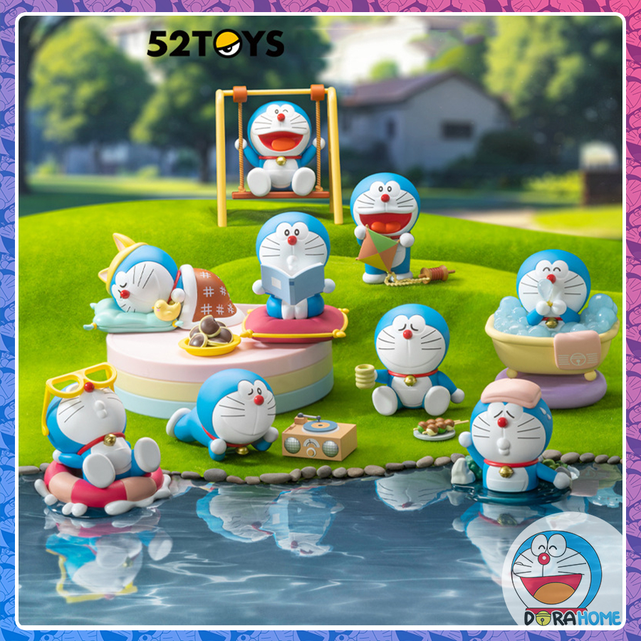 1 Hộp Mù Blind Box trong Set Doraemon Take A Break 8 Mô Hình Figure Cao 8cm 52 Toys QT0017