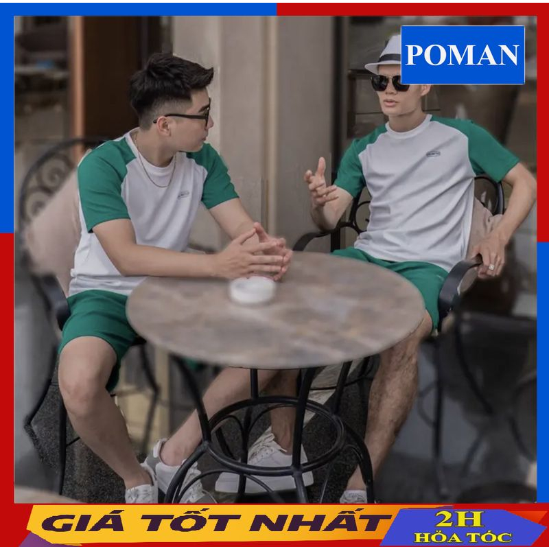 Bộ Thể Thao Nam Cổ Tròn Trẻ Trung Tay Phối Chất Tổ Ong, Bộ Cộc Tay Nam Mặc Nhà Chất Mềm Nhẹ BO14 - MINHSTORE