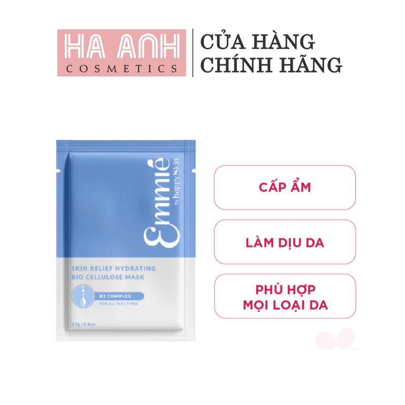 Mặt Nạ Emmie B5 Complex Skin Relief Hydrating Bio Cellulose 23g