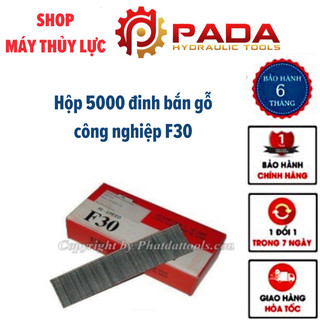 Hộp 5000 đinh bắn gỗ công nghiệp F30-Dùng cho các dòng máy bắn đinh hơi-điện