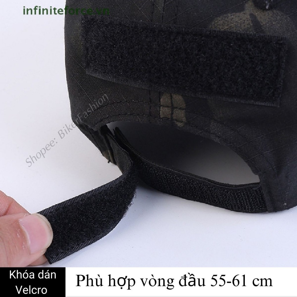 Nón Lưỡi Trai Camo Cá Tính Phong Cách Lính Unisex Nam Nữ Cao Cấp