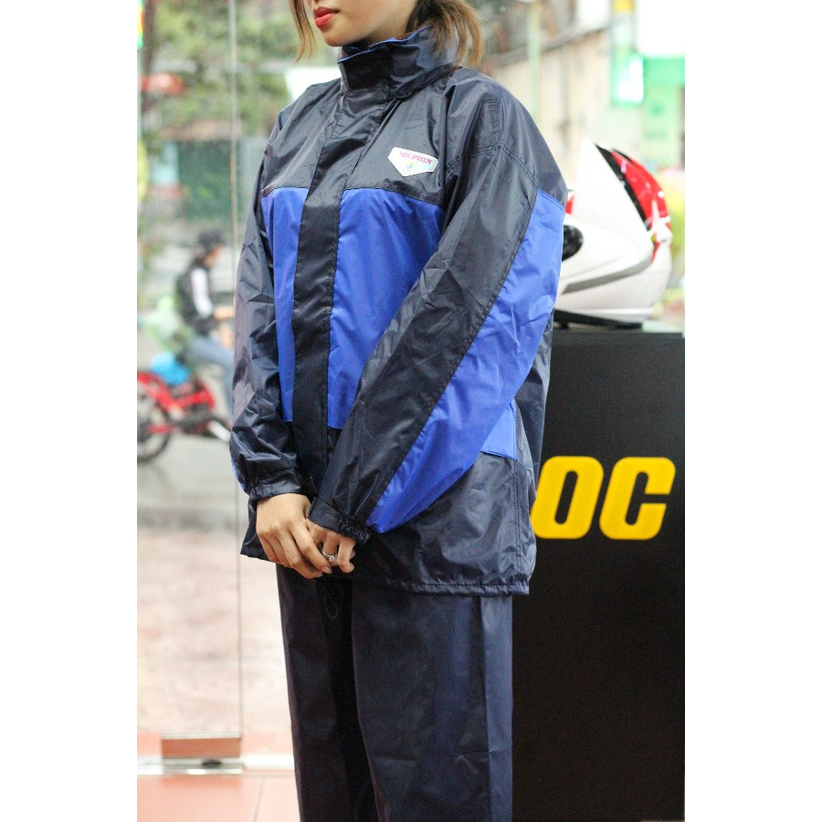 Bộ áo mưa chống thấm, áo mưa chống lạnh DOLPHIN chính hãng