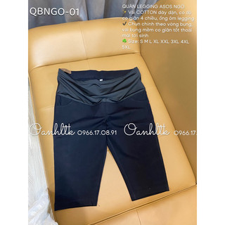 ( 40-95kg) Quần Bầu Bigsize - Quần ngố bầu - Quần lửng bầu co giãn thoải mái tới sinh