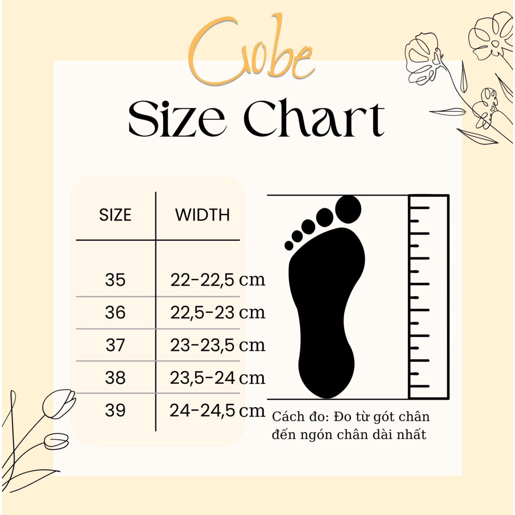Giày búp bê nữ - C79 - GoBe - Màu đen và kem