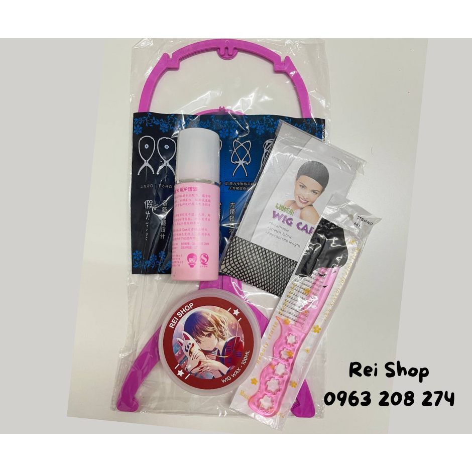 Combo 5 món chăm sóc tóc giả - wig