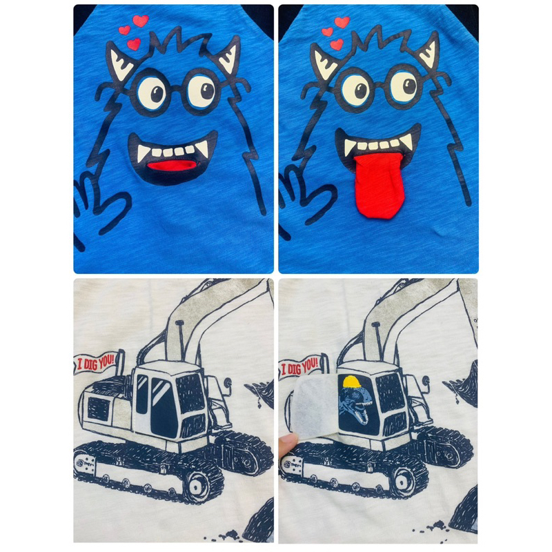 Áo cotton g.ap bé trai dư xịn 12m-5y