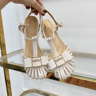 [TRANG MEEY] SANDAL RỌ MIU MIU GÓT 3P