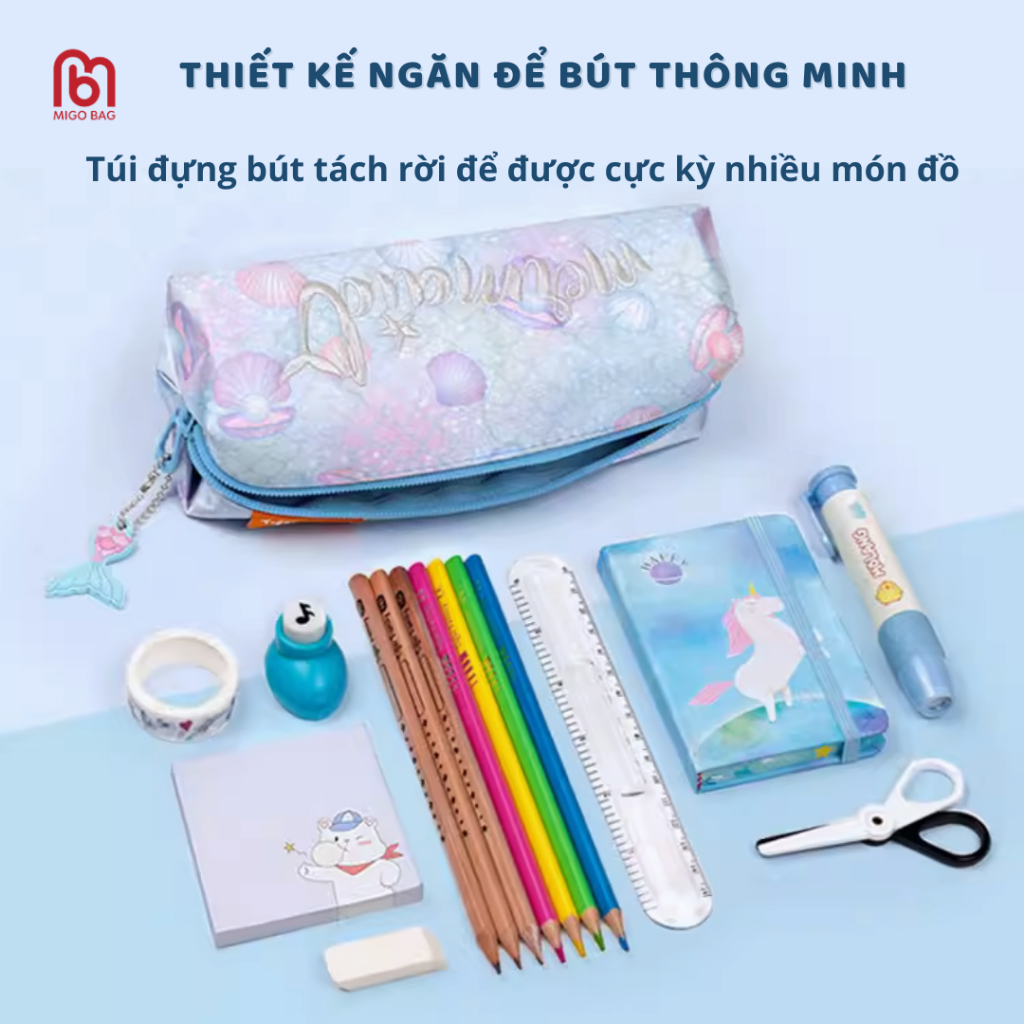 Túi Đựng Bút Cho Bé 2in1 Chống Nước Vượt Trội - Túi Bút Cao Cấp Dành Cho Bé Trai, Bé Gái Bảo Hành 1 Năm