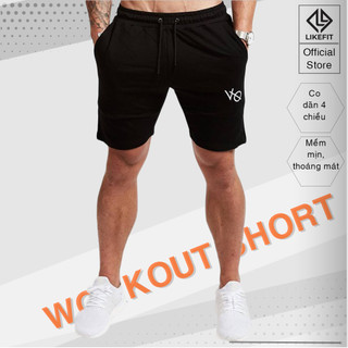 Quần Short Tập Gym Na LIKEFIT Vải Nỉ Da Cá 100% Cotton