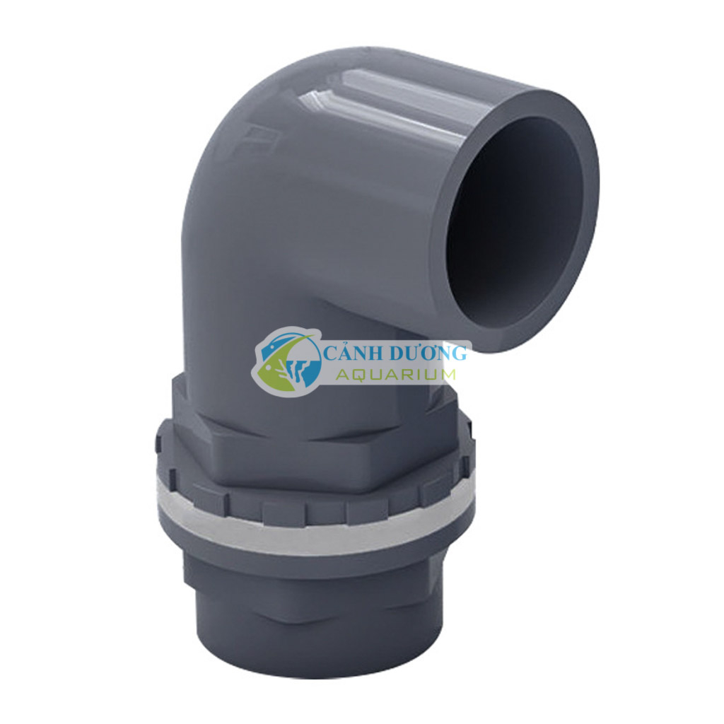 Nối răng trong thẳng, răng trong góc 90 độ, răng ngoài màu Xám U-PVC Phi 32-25-20 chuyên dùng cho hồ cá