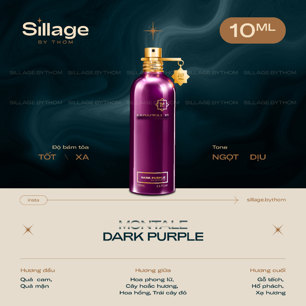 MONTALE DARK PURPLE EDP | Mẫu thử nước hoa nữ