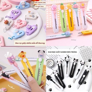 Dao rọc cắt giấy mini cute, dao rọc giấy khui hàng dễ thương loại cao cấp