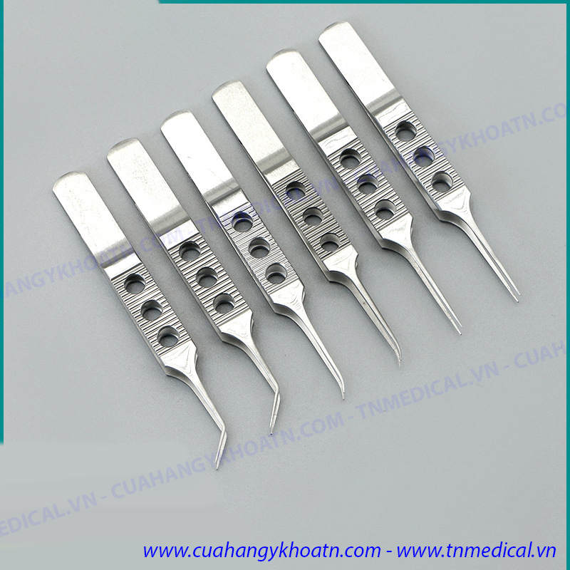 ☘ Nhíp Kẹp Phẫu Tích Bishop Tốt, Cán Vàng, Gem Cao Cấp 10.5cm - TNMedical.vn