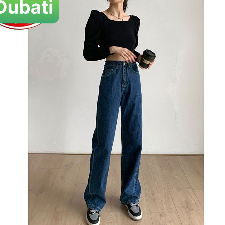 Quần jean nam nữ ống rộng unisex phong cách hàn quốc xịn sò new - Dubati Fashion