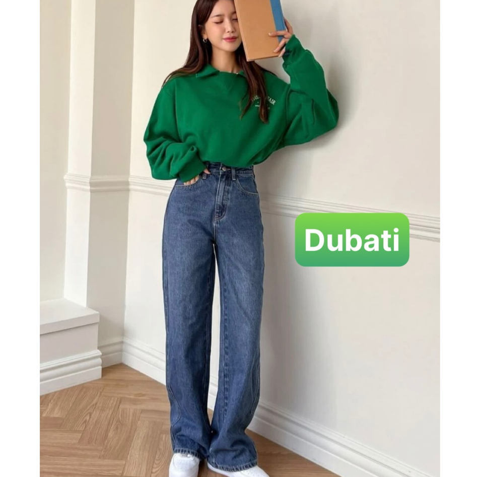 Quần jean nam nữ ống rộng unisex phong cách hàn quốc xịn sò new - Dubati Fashion