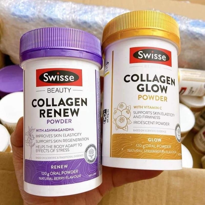 Bột Collagen Swisse Beauty Collagen Glow Powder 120g