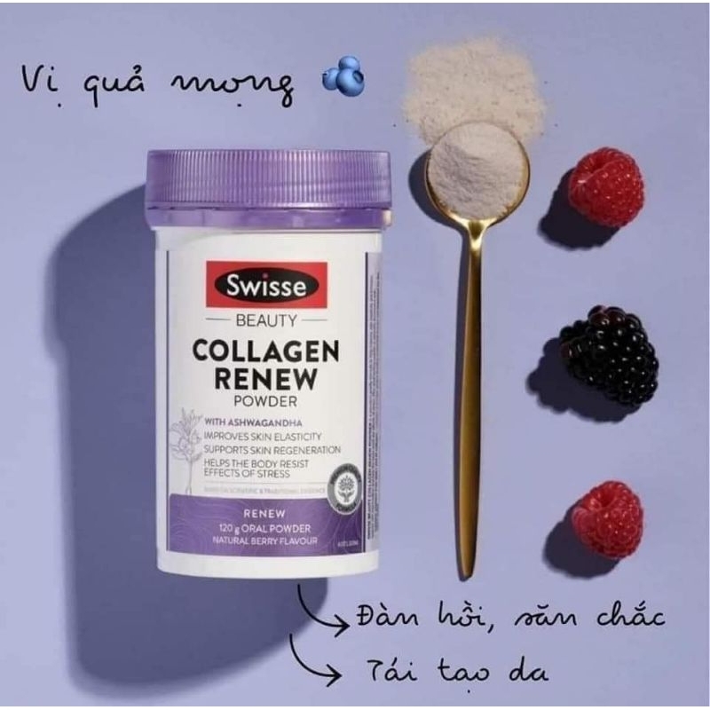 Bột Collagen Swisse Beauty Collagen Glow Powder 120g