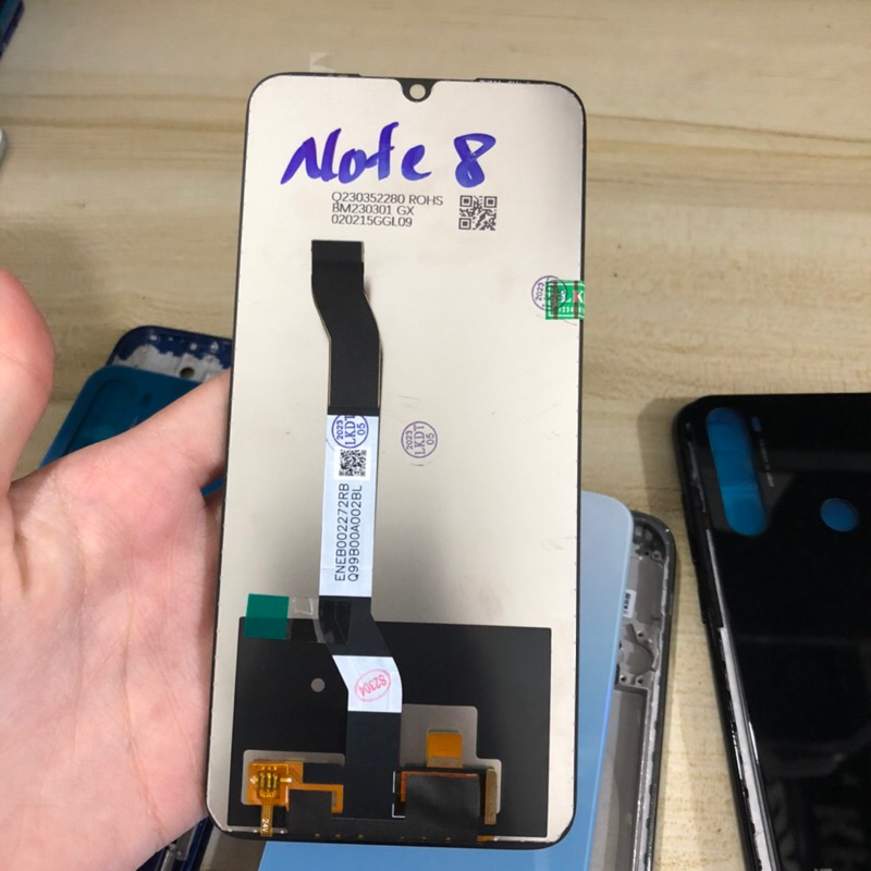 Conbo Màn Hình + Bộ vỏ Sườn Xiaomi Redmi Note 8 Zin Hàng Cao Cấp. (Tặng Keo dán )