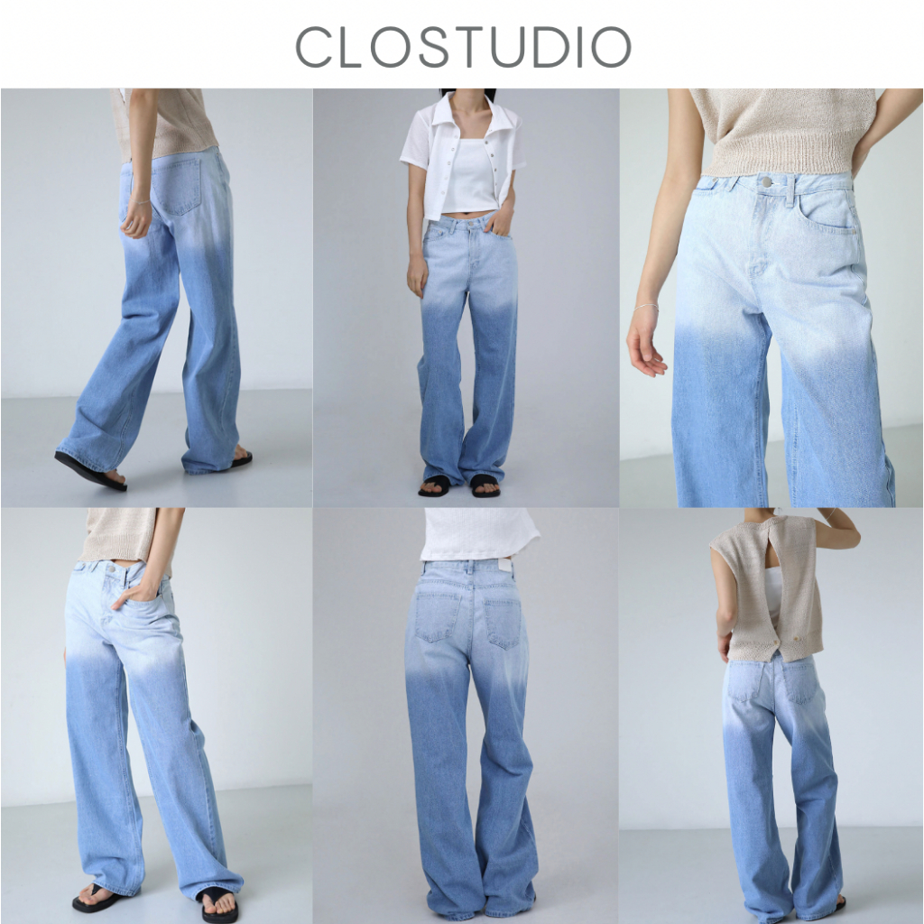 [SẴN] Quần Jeans CLOSTUDIO Half Gradation Denim
