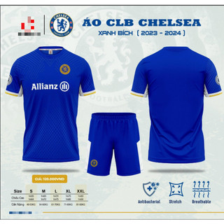 Bộ Đồ Đá Banh CLB chelsea màu xanh