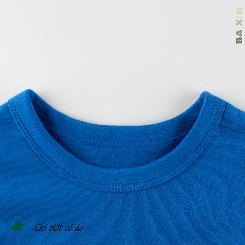 (10-30kg)Áo thun áo phông ráp tay 27kids cho trẻ em bé trai 100% cotton áo dài tay size đại cho bé từ 2 đến 8 tuổi